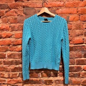 Gap Aquamarine Cable Knit Sweater - Size M